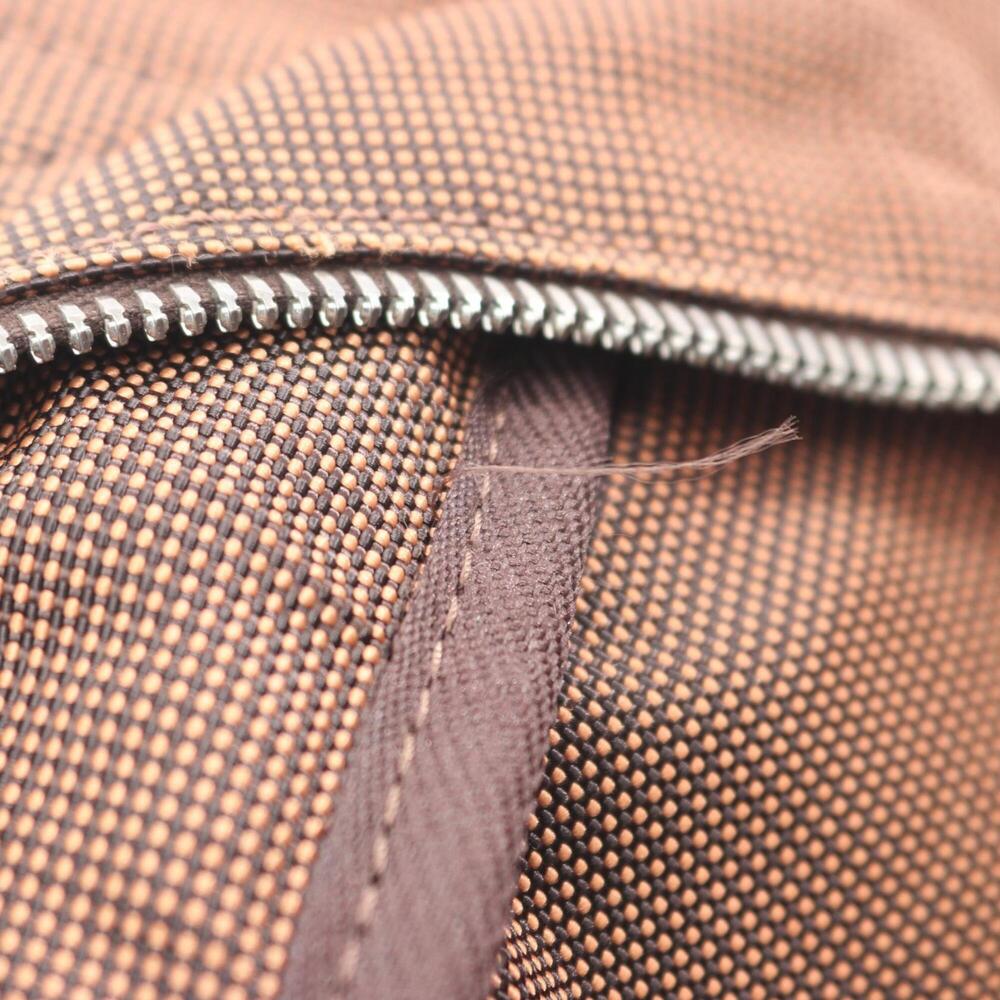 Hermes Herline Ad MM Backpack/Handbag, Nylon Canvas, Men's/Women's, Brown, 10... - Picture 8 of 9